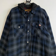 Navy Dickies Flannel Jacket Men's XL