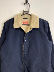 Navy Levi's Canvas Jacket Men's Small