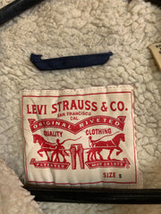 Navy Levi's Canvas Jacket Men's Small