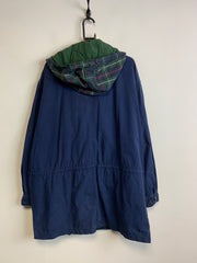 Navy Tommy Hilfiger Long Coat Men's XL