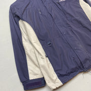 Navy and White Fila Raincoat Men's Large