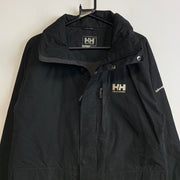 Black Helly Hansen Raincoat Women's Large