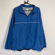 Blue Reebok Vintage Full Zip Windbreaker Mens Large