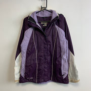 Purple Columbia Raincoat Women's Medium