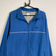 Blue Reebok Vintage Full Zip Windbreaker Mens Large