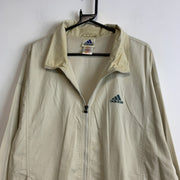 Vintage 90s Beige Adidas Windbreaker Men's Large