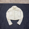 White Guess Jacket Women's Medium