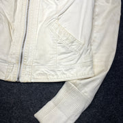 White Guess Jacket Women's Medium