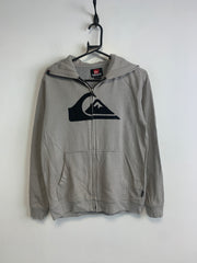 Grey Quiksilver Hoodie Women's Large