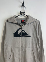 Grey Quiksilver Hoodie Women's Large