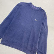 Vintage 90s Navy Nike Sweatshirt Men's Medium