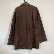 Brown L.L.Bean Button Up Canvas Jacket Mens XXL