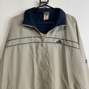 Vintage 90s Grey Adidas Windbreaker Men's XL