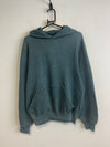 Vintage 90s Green Russell Athletic Blank Hoodie Men's Medium