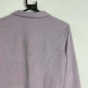 Purple The North Face Quarter Zip Fleece Womens Medium