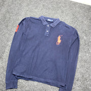 Blue Ralph Lauren Polo Top Men's Large