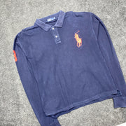 Blue Ralph Lauren Polo Top Men's Large