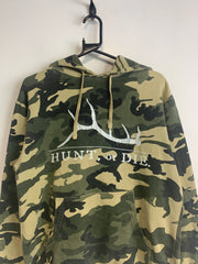 Camo Print Hoodie Men's Small