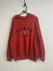 Red NFL SF 49ers Hoodie Men's XL