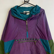 Purple and Turquoise L.L.Bean Jacket Women's Medium