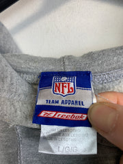 Grey NFL Hoodie Men's Large