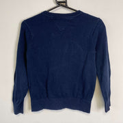 Navy Tommy Hilfiger V-Neck Sweater Knitwear Mens Small