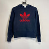 Navy Adidas Pullover Hoodie Womens Small