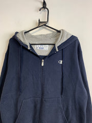 Navy Champion Hoodie Men's Medium