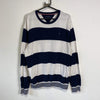 White Navy Striped Tommy Hilfiger Knitwear Sweater Mens Large