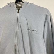 Blue Champion Full Zip Hoodie Womens Small