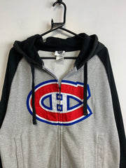 Black and Grey NHL Hoodie Men's Medium