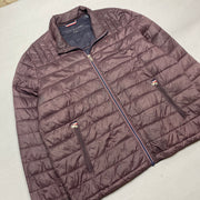 Maroon Tommy Hilfiger Puffer Jacket Men's XXL