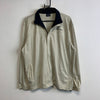 Cream White Champion Track Jacket Men's Medium