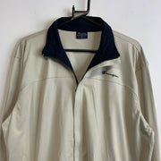 Cream White Champion Track Jacket Men's Medium