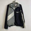 Vintage 90s Black and Grey Nike Windbreaker Men's Large