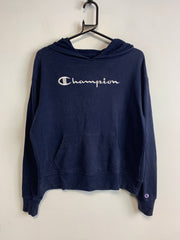 Navy Champion Hoodie Women's Small