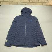 Navy North Face Puffer Jacket Men's Medium