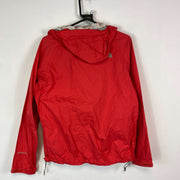 Red North Face Raincoat Jacket Womens Medium