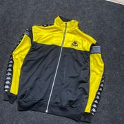 Black/Yellow Kappa Jacket Men's Large