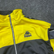 Black/Yellow Kappa Jacket Men's Large