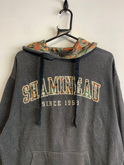 Grey Embroidery Hoodie Men's Medium