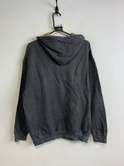 Grey Embroidery Hoodie Men's Medium