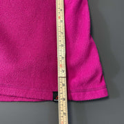 Pink The North Face Quarter Zip Fleece Womens XL