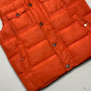 Orange Tommy Hilfiger Puffer Gilet Men's Medium