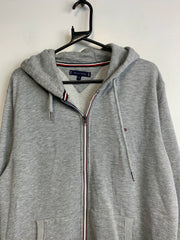 Grey Tommy Hilfiger zip up Hoodie Women's XXL