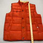 Orange Tommy Hilfiger Puffer Gilet Men's Medium