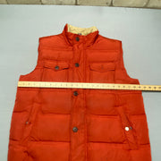 Orange Tommy Hilfiger Puffer Gilet Men's Medium