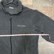 Grey Columbia Fleece Jacket Men's Small