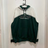 Green and White NFL Jets Football Hoodie Men's XL