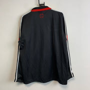 00s Black and Red Adidas Windbreaker Men's Large